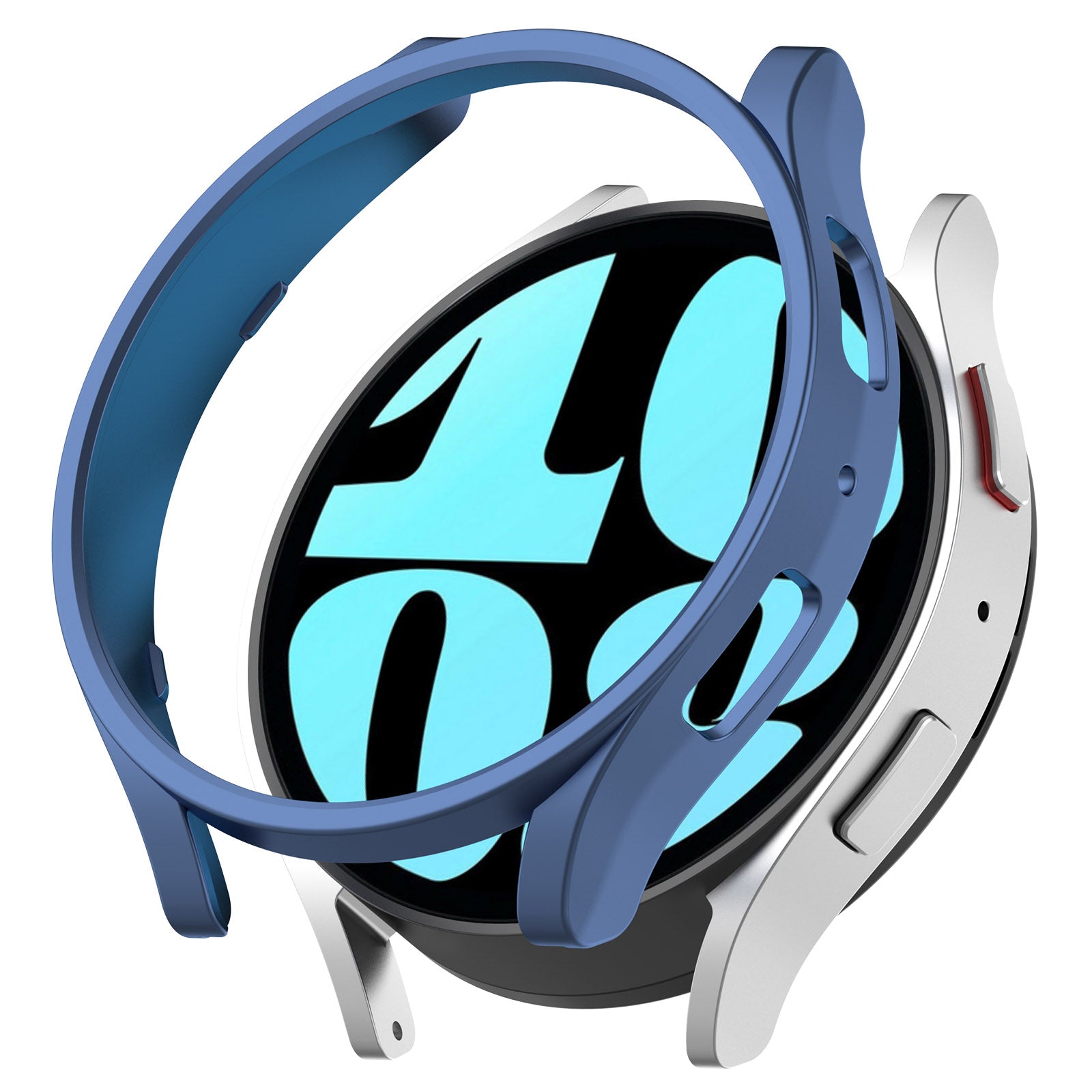 For Samsung Galaxy Watch6 44mm Protective Case Hollowed-out Hard PC Anti-Scratch Cover For Samsung Galaxy Watch6 44mm Protective Case Hollowed-out Hard PC Anti-Scratch Cover